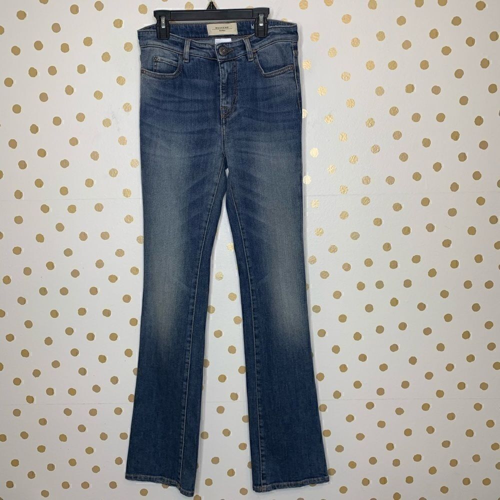Maxmara Weekend W20 High Rise Slim Bootcut Jeans
